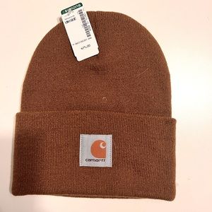 Carhartt caramel coloured beanie